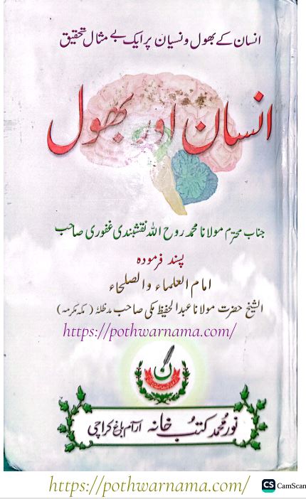 Insan aur Bhool — Maulana Muhammad Roohullah Naqshbandi Ghafuri